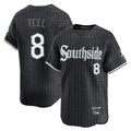 MATTH C.White Sox #8 Kyle Teel Player Black City Connect Limited Home Stitched Jerseys