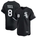 MATTH C.White Sox #8 Kyle Teel Player Black Limited Home Stitched Jerseys
