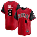 MATTH C.White Sox #8 Kyle Teel Player Red City Connect Limited Home Stitched Jerseys