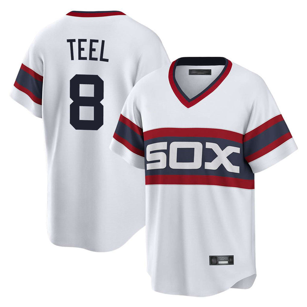 MATTH C.White Sox #8 Kyle Teel Player White T-shirt Home Game Stitched Jerseys