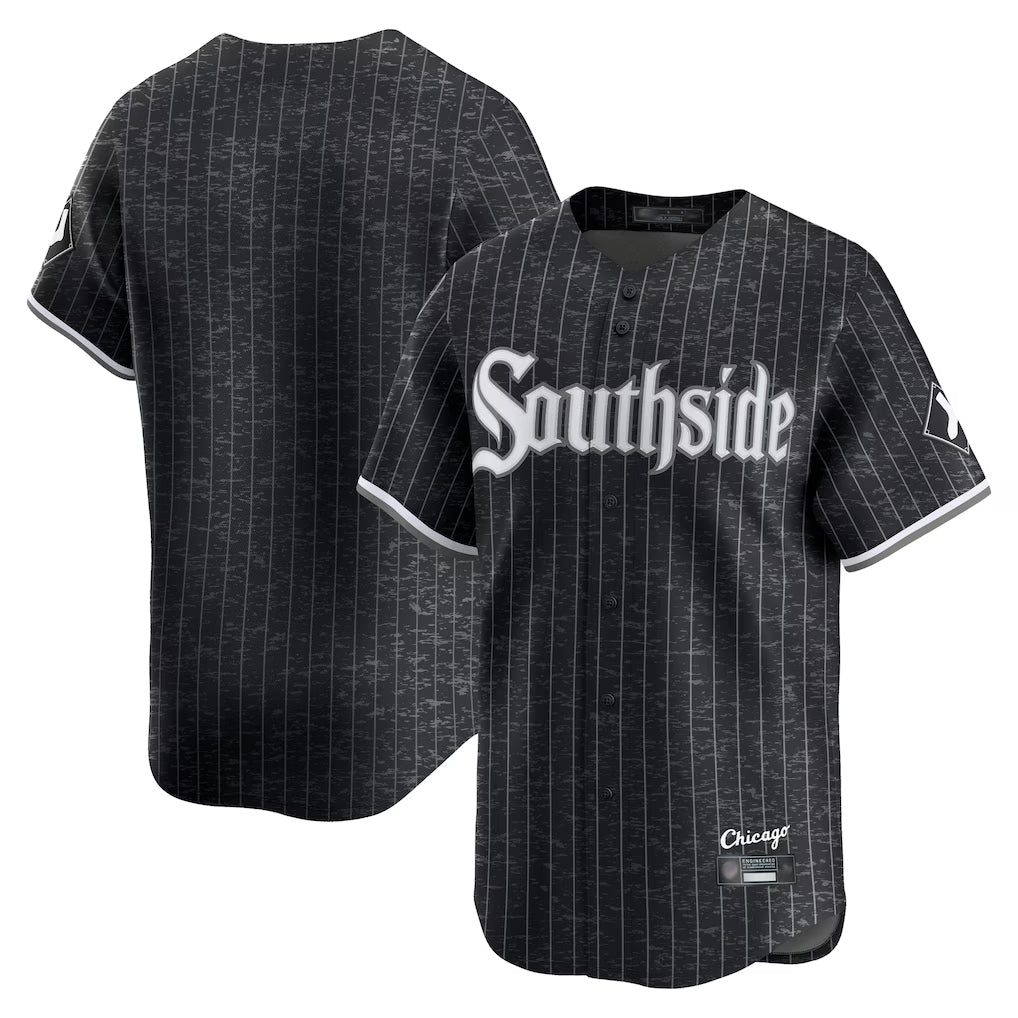 MATTH C.White Sox ## White Sox Blank Player Black City Connect Limited Home Stitched Jerseys
