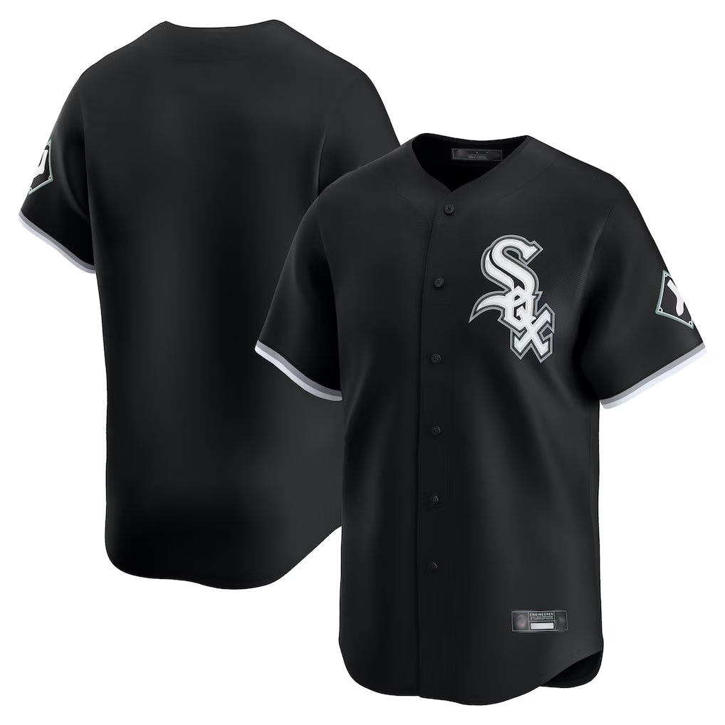 MATTH C.White Sox ## White Sox Blank Player Black Limited Home Stitched Jerseys