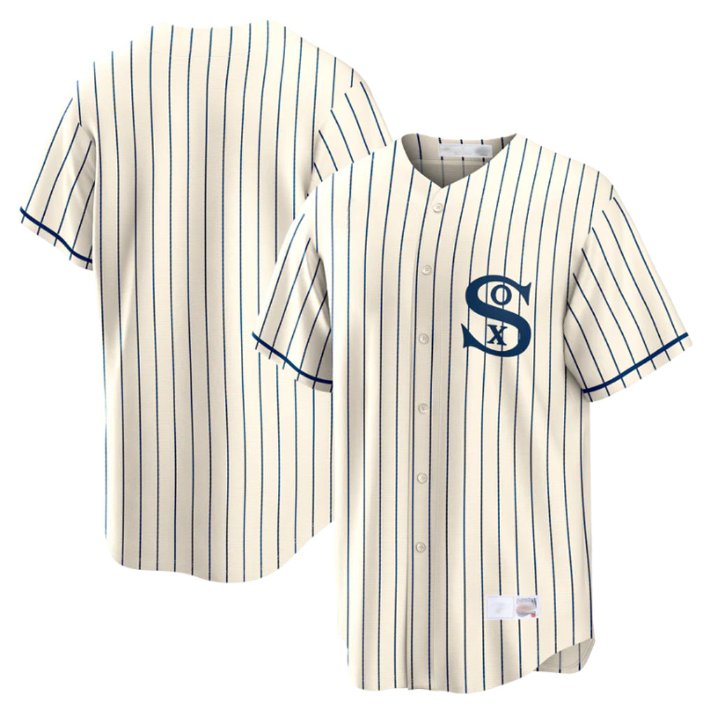 MATTH C.White Sox ## White Sox Blank Player Cream Cooperstown Collection Field of Dreams Home Stitched Jerseys