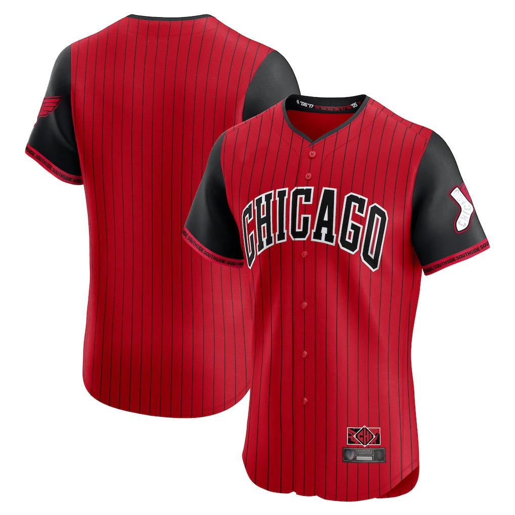 MATTH C.White Sox ## White Sox Blank Player Red City Connect Limited Elite Home Stitched Jerseys