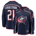 MATTH CB.Jackets #21 Isac Lundestrom Navy Home Breakaway Jersey