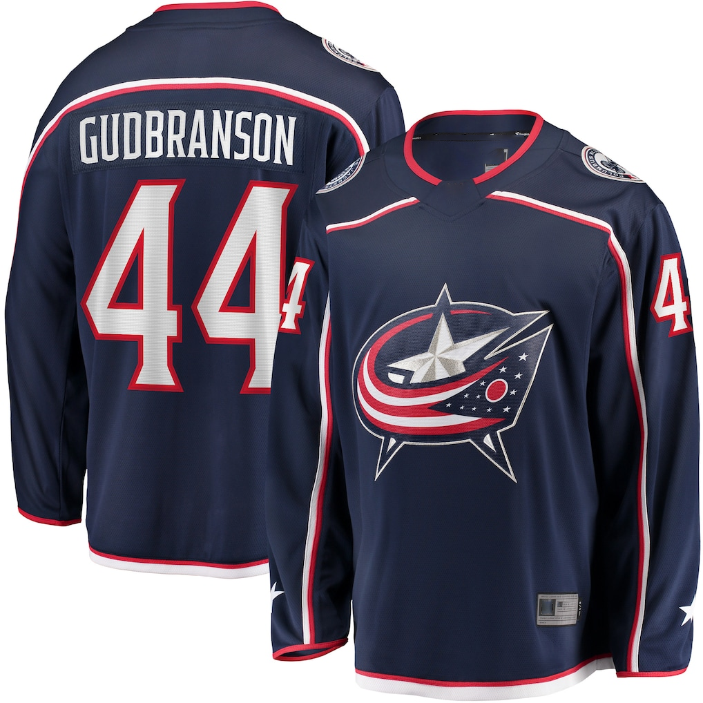 MATTH CB.Jackets #44 Erik Gudbranson Navy Home Breakaway Player Jersey
