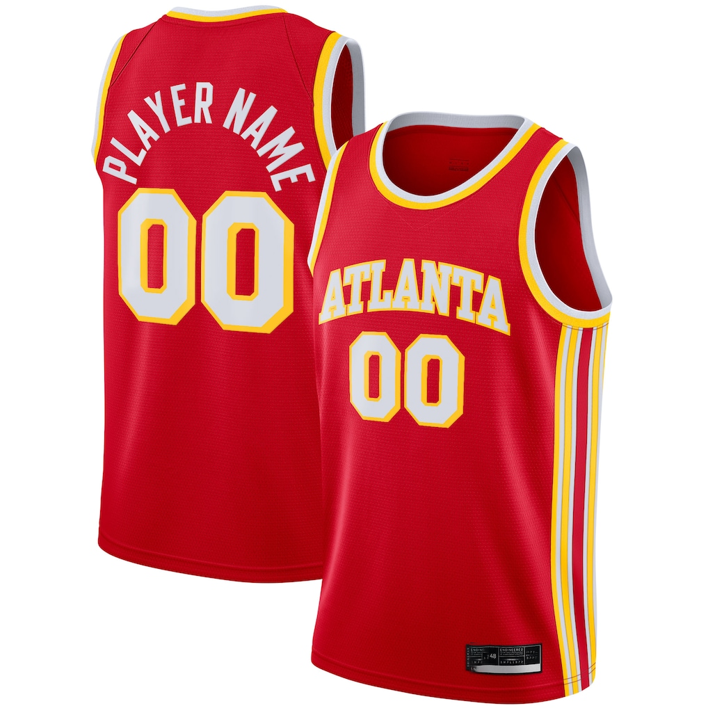 MATTH Custom A.Hawks Red 2020-21 Swingman Jerseys - Icon Edition