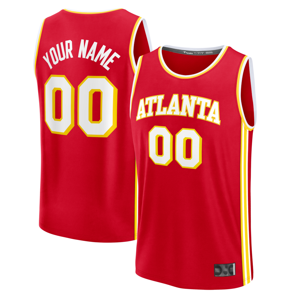 MATTH Custom A.Hawks Red Fast Break Jerseys - Icon Edition