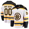 MATTH Custom B.Bruins White Away Breakaway Stitched Jerseys