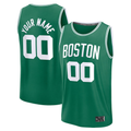 MATTH Custom B.Celtics Fanatics Kelly Green Fast Break Stitched Jerseys - Icon Edition