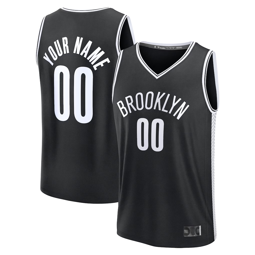 MATTH Custom B.Nets Black Fast Break Jerseys - Icon Edition