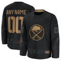 MATTH Custom B.Sabres Black 2024 Military Appreciation Practice Stitched Jerseys