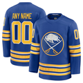 MATTH Custom B.Sabres Royal Home Premium Stitched Jerseys