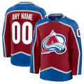 MATTH Custom C.Avalanche Burgundy Home Premium Jerseys