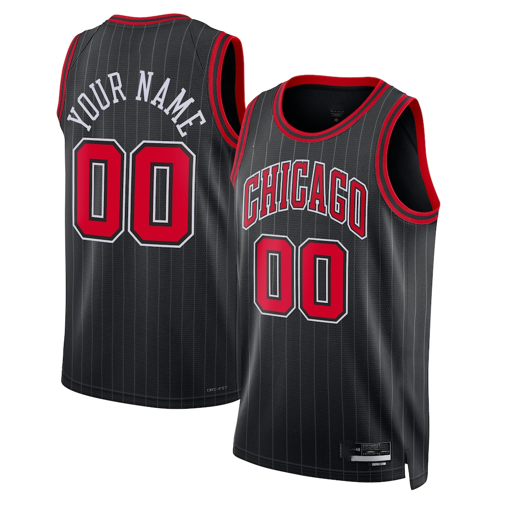 MATTH Custom C.Bulls Black 2022-23 Swingman Jerseys - Statement Edition