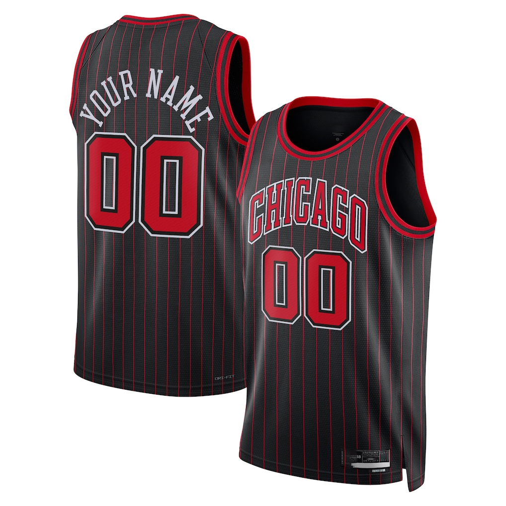MATTH Custom C.Bulls Black Swingman Jerseys - Statement Edition
