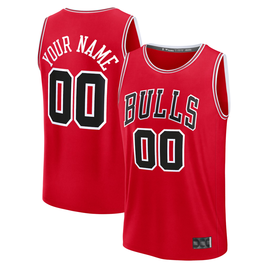 MATTH Custom C.Bulls Red Fast Break Jerseys - Icon Edition