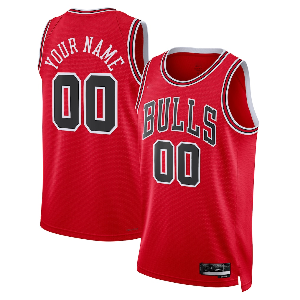MATTH Custom C.Bulls Red Swingman Jerseys - Icon Edition