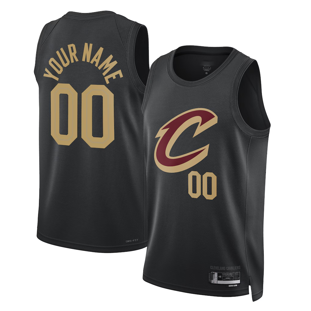 MATTH Custom C.Cavaliers Black 2022-23 Swingman Jerseys - Statement Edition