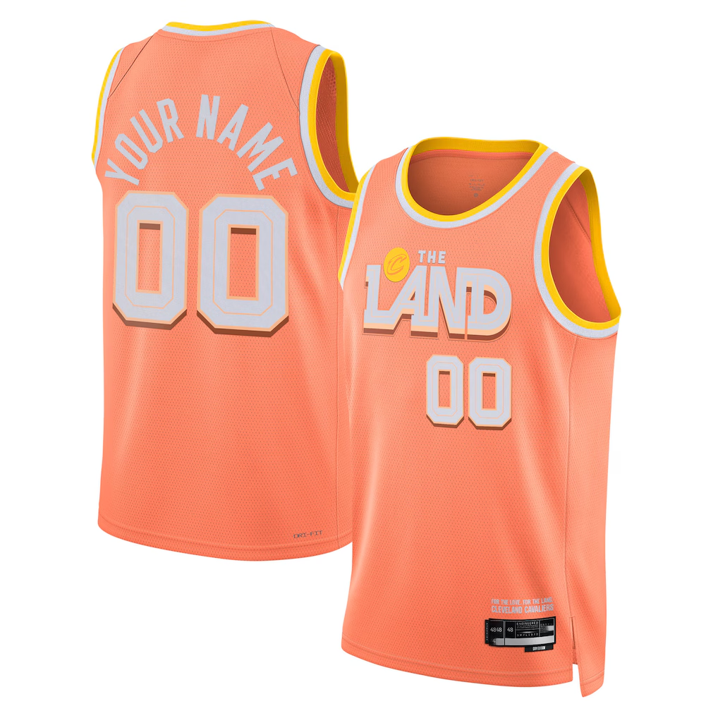 MATTH Custom C.Cavaliers Orange 202526 City Edition Swingman Jerseys
