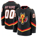 MATTH Custom C.Flames Black Alternate Premium Jerseys
