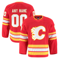 MATTH Custom C.Flames Red Home Authentic Pro Jerseys
