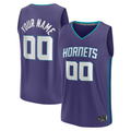 MATTH Custom C.Hornets  Purple Fast Break Jerseys - Statement Edition