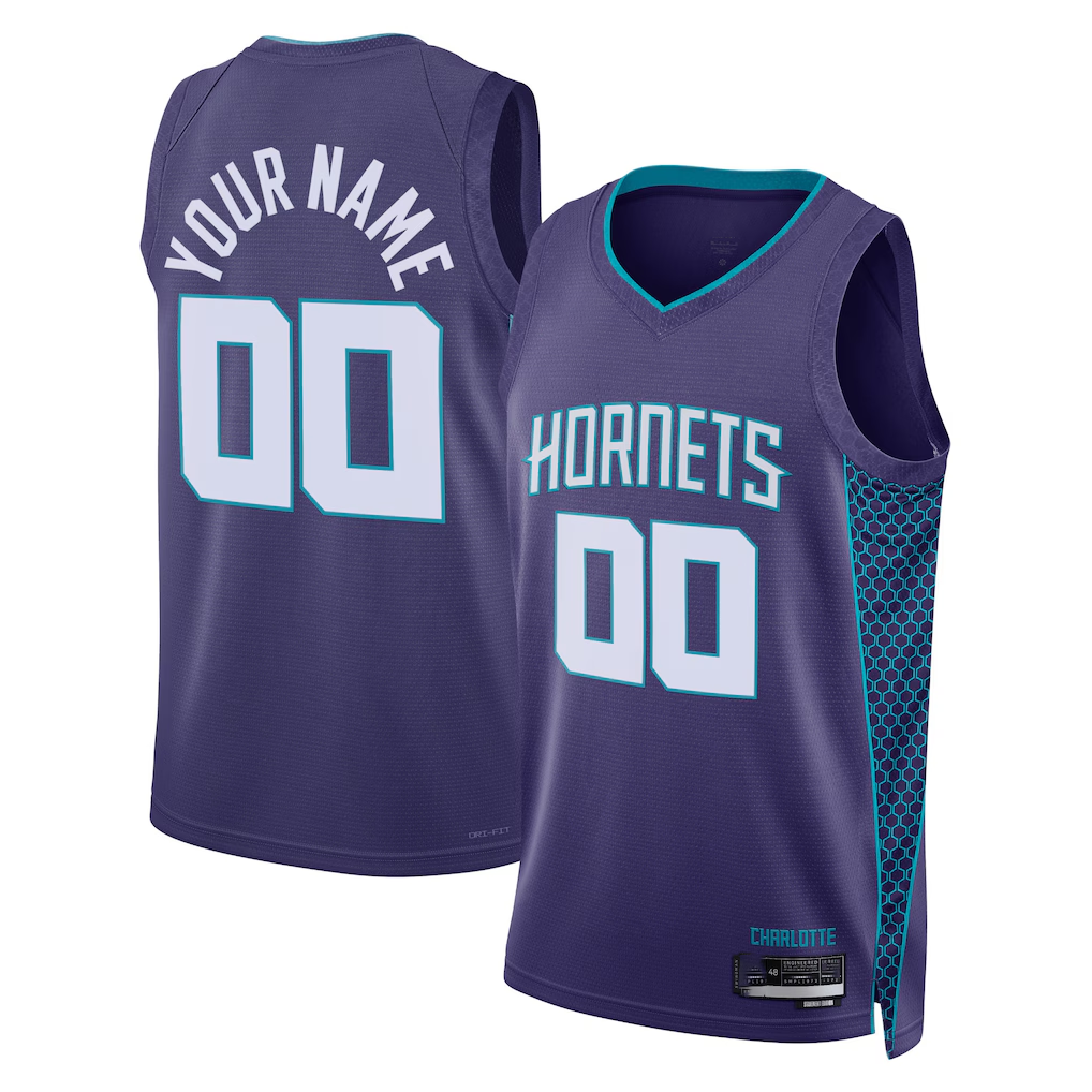MATTH Custom C.Hornets Teal 202223 Swingman Jerseys - Statement Edition