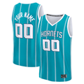 MATTH Custom C.Hornets  Teal Fast Break Jerseys - Icon Edition
