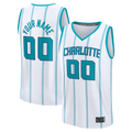 MATTH Custom C.Hornets  White Fast Break Jerseys - Icon Edition