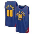MATTH Custom D.Nuggets  Blue Fast Break Jerseys - Statement Edition