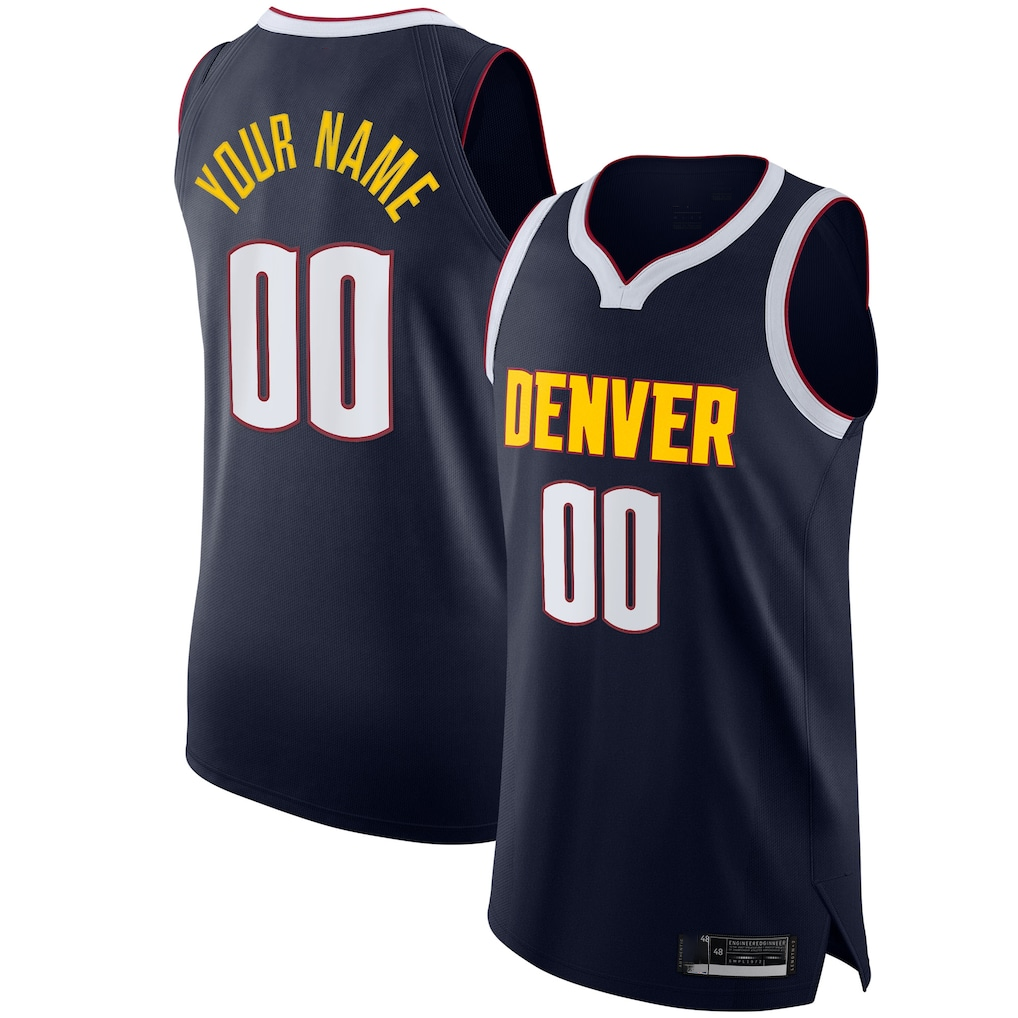MATTH Custom D.Nuggets Navy 2020-21 Authentic Jerseys - Icon Edition