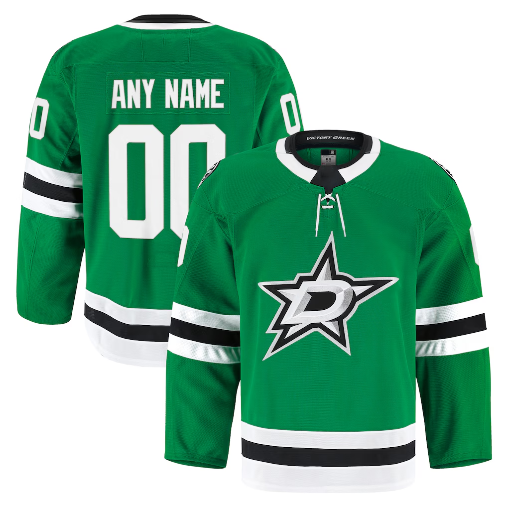 MATTH Custom D.Stars Kelly Green Home Authentic Pro Jerseys