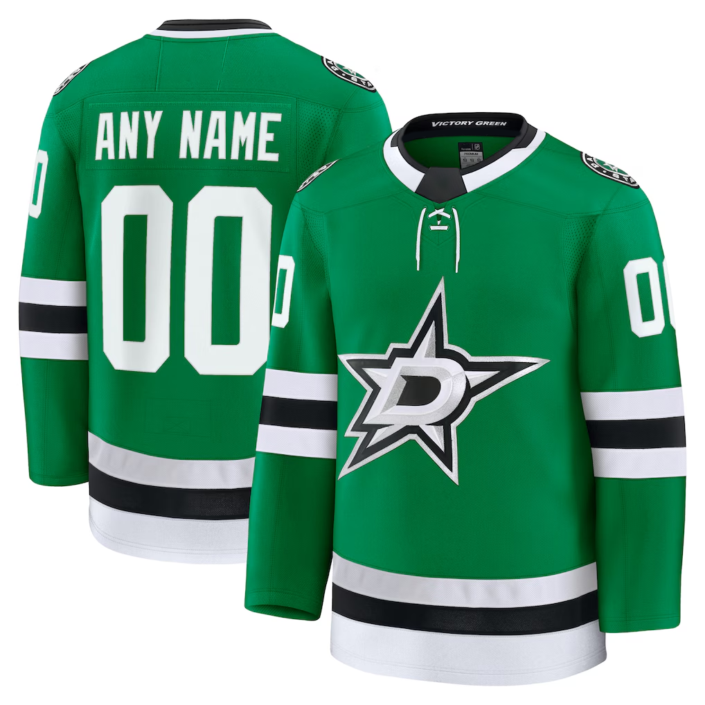 MATTH Custom D.Stars Kelly Green Home Premium Jerseys