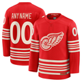 MATTH Custom D.Red wings Red Centennial Premium Jerseys