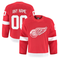 MATTH Custom D.Red wings Red Home Authentic Pro Jerseys