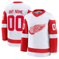 MATTH Custom D.Red wings White Away Premium Jerseys