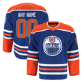 MATTH Custom E.Oilers Royal Home Authentic Pro Jerseys