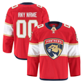 MATTH Custom F.Panthers Red Home Authentic Pro Jerseys