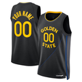 MATTH Custom G.State Warriors Black 2024-25 Swingman Jerseys - Statement Edition