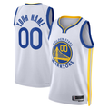 MATTH Custom G.State Warriors White Swingman Jerseys - Association Edition