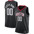MATTH Custom H.Rockets Black Swingman Stitched Jerseys - Statement Edition
