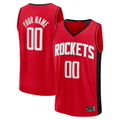 MATTH Custom H.Rockets Red Fast Break Stitched Jerseys-Icon Edition