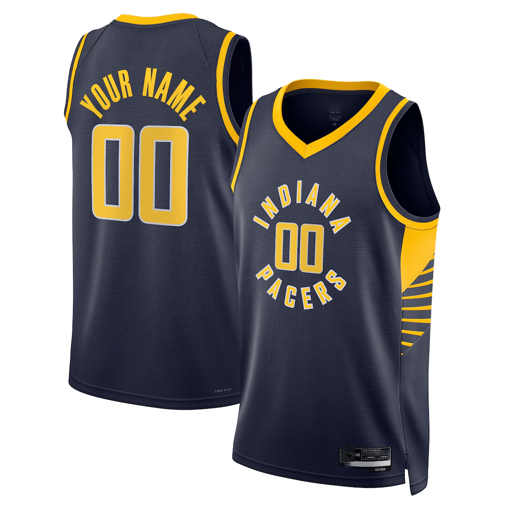 MATTH Custom I.Pacers Navy 202223 Swingman Jerseys - Icon Edition
