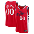 MATTH Custom LA.Clippers Red Fast Break Stitched Jerseys- Statement Edition