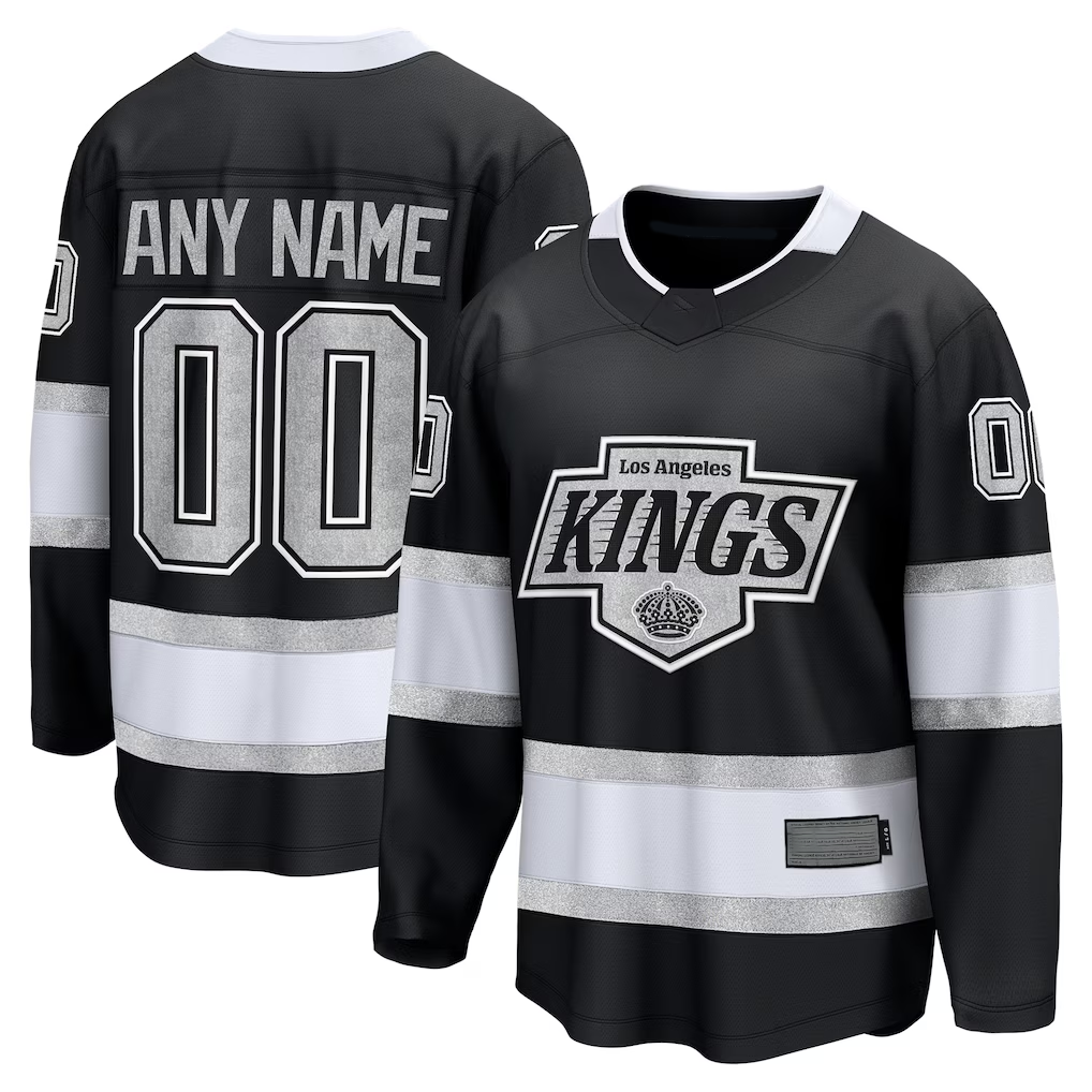 MATTH Custom LA.Kings Black Home Breakaway Jerseys