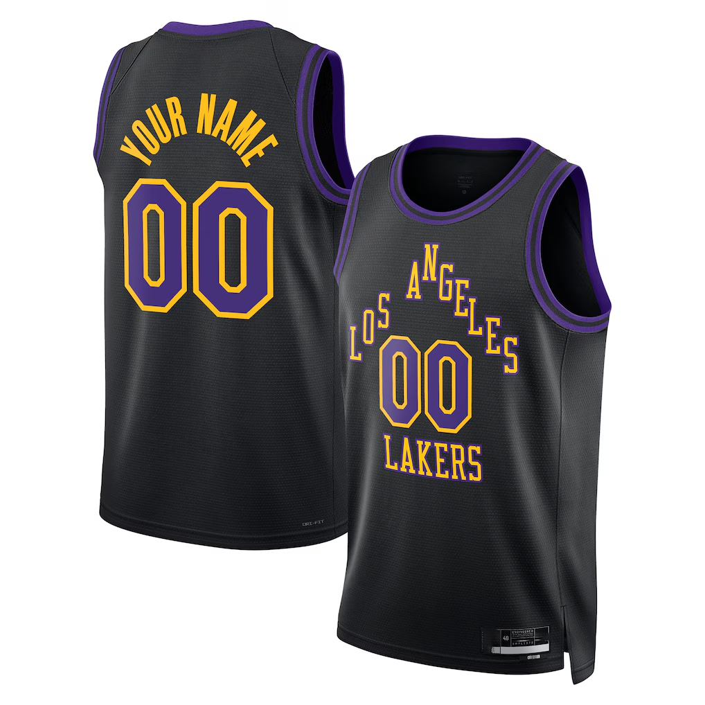 MATTH Custom LA.Lakers 2025-2026 City Edition Swingman Stitched Jerseys