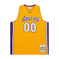MATTH Custom LA.Lakers Mitchell & Ness x Playboi Carti Gold 1999-2000 Swingman Stitched Jerseys