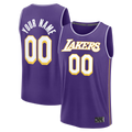 MATTH Custom LA.Lakers Purple Fast Break Stitched Jerseys - Icon Edition