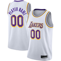 MATTH Custom LA.Lakers White 2020-2021 Swingman Stitched Jerseys - Association Edition